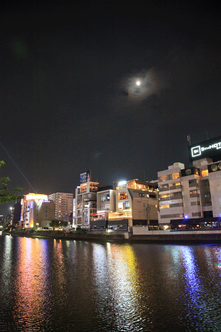 福岡　中州の夜景