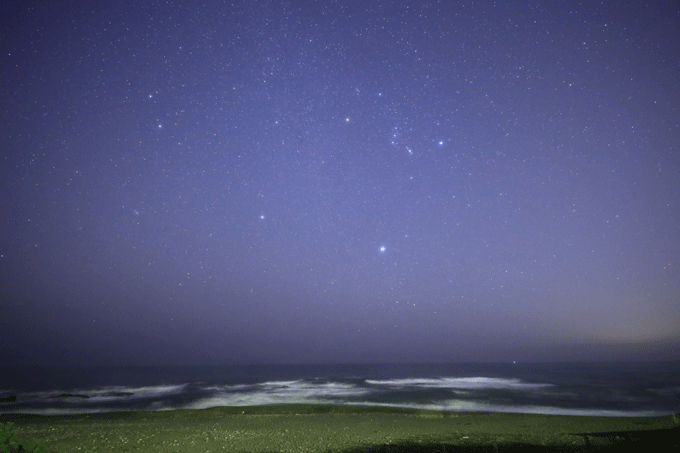すごく久しぶりに、大洗海岸で星空撮影。