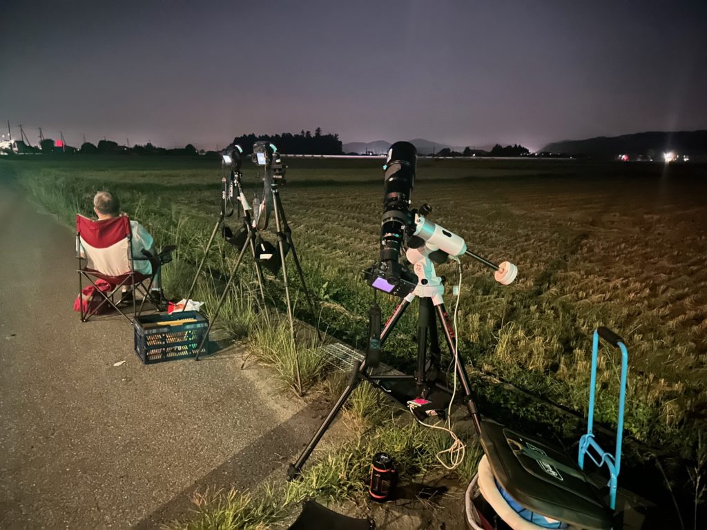 9月8日未明　皆既月食観望