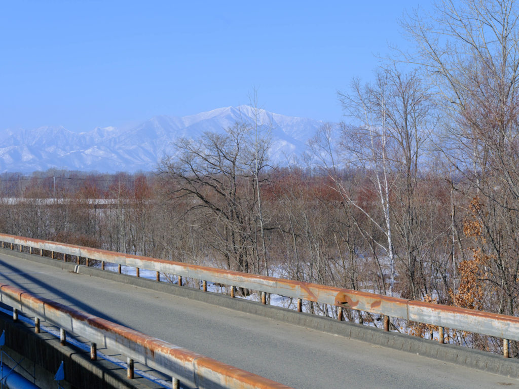 撮影旅行4日目　中札内村からの日高山脈